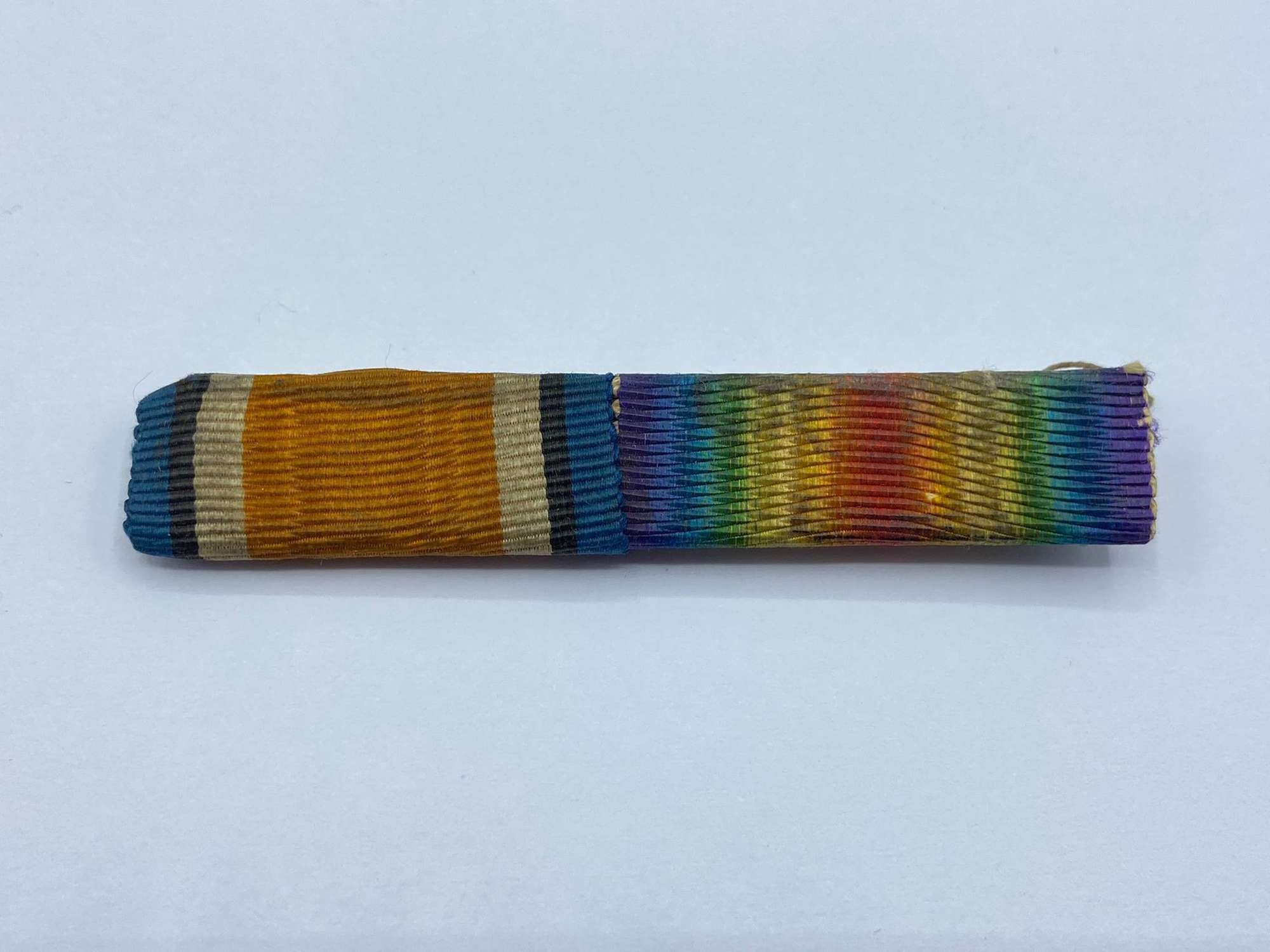 WW1 Dirty British War Medal & Victory Medal Bar Badge