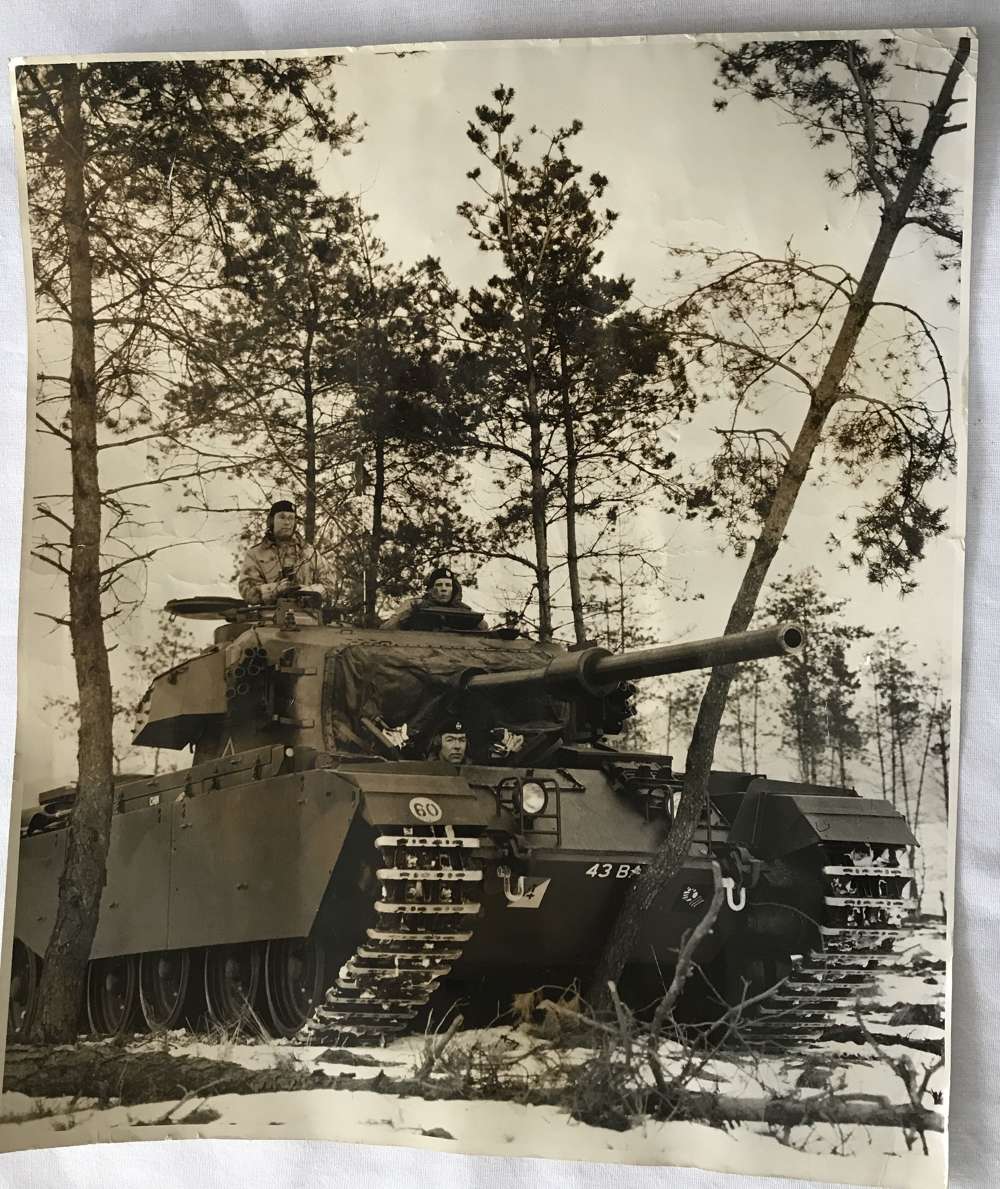 Centurion tank on exercise Germany 1950s BAOR