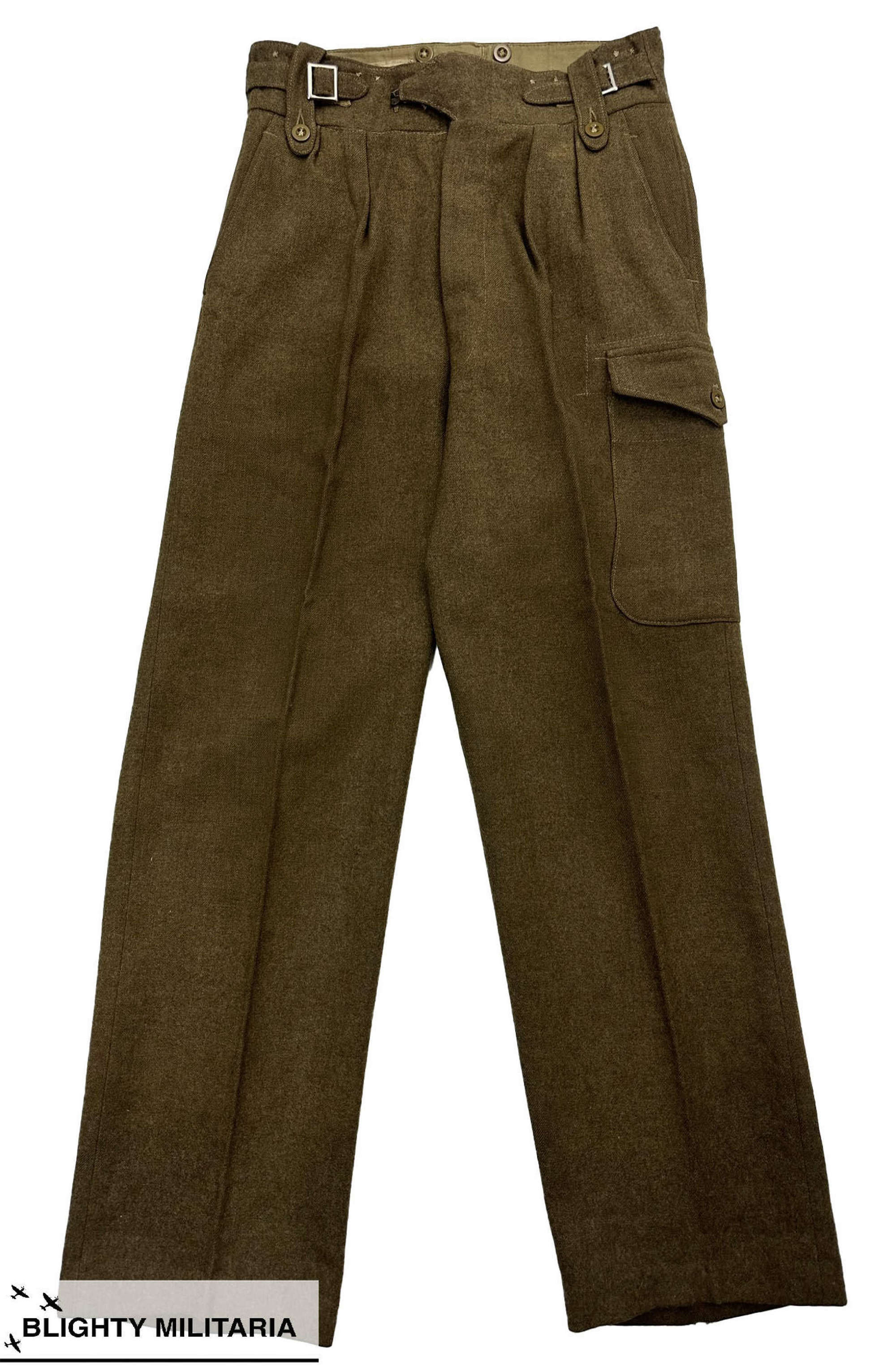Original 1954 Dated British Army 1949 Pattern Battledress Trousers