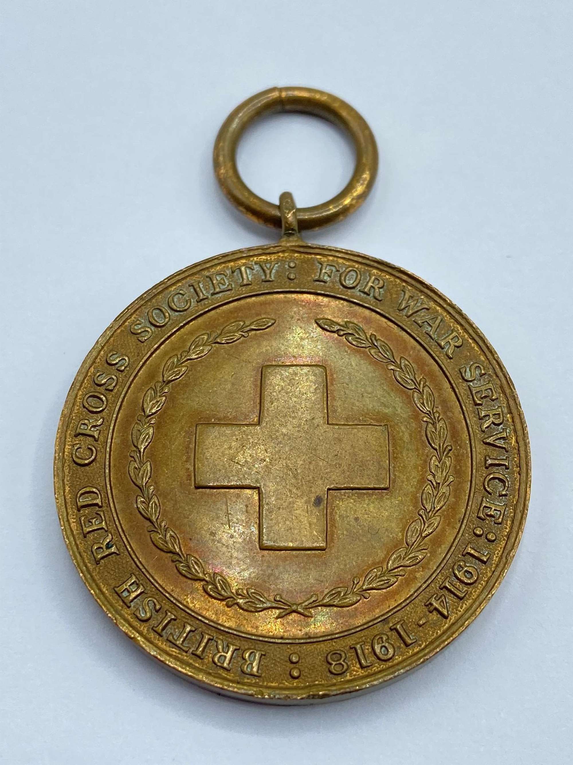 WW1 British Red Cross Society For War Service 1914-18 Medal