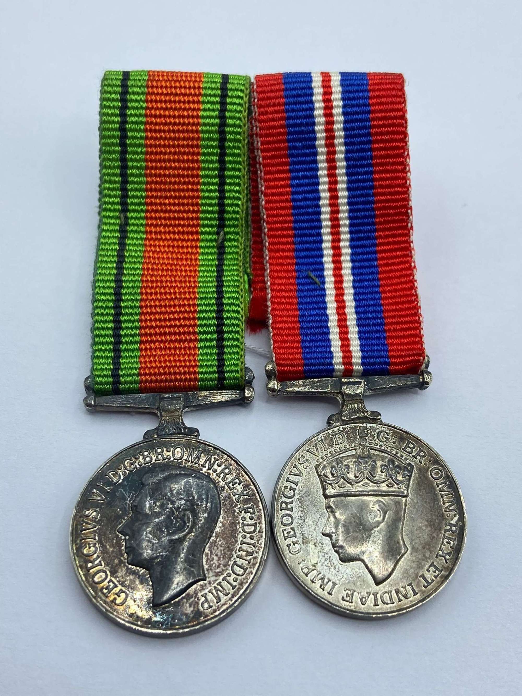 WW2 British & Commonwealth Miniature Defence & War Mounted Medals