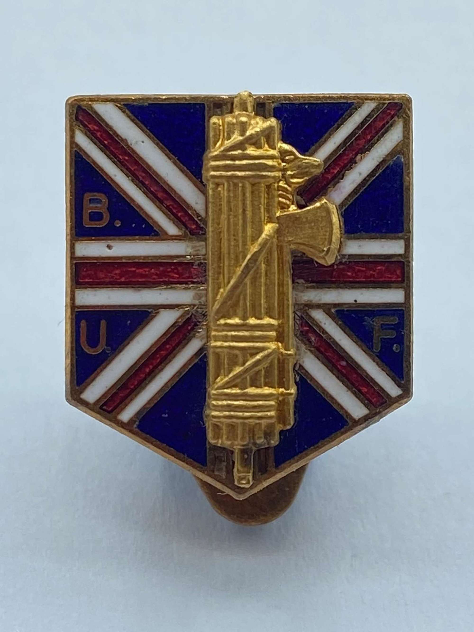 Pre WW2 1934-1940 British Union of Fascist 2nd Pattern Members Badge