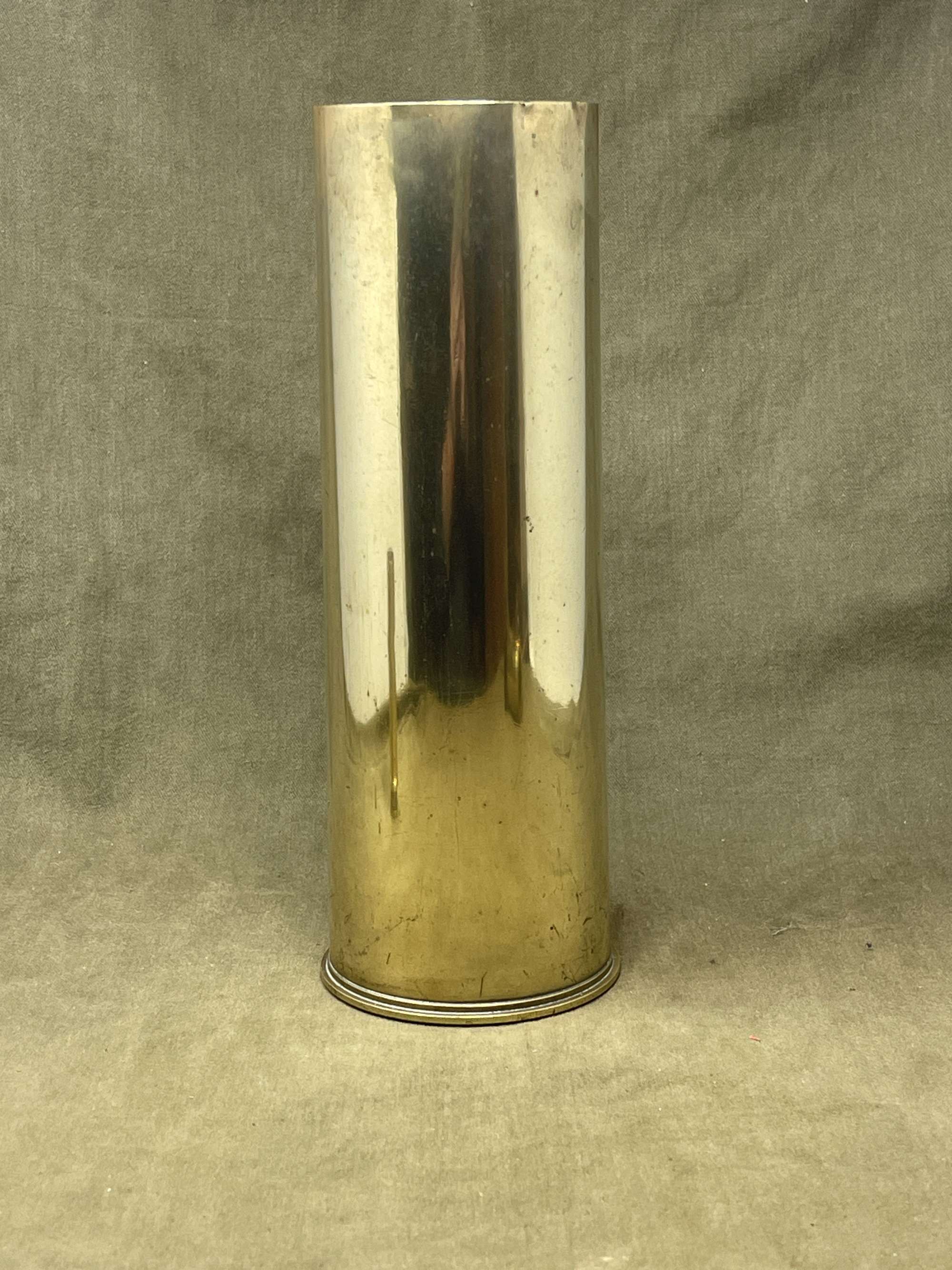 British 25 Pdr MkII Brass Shell Case 1938