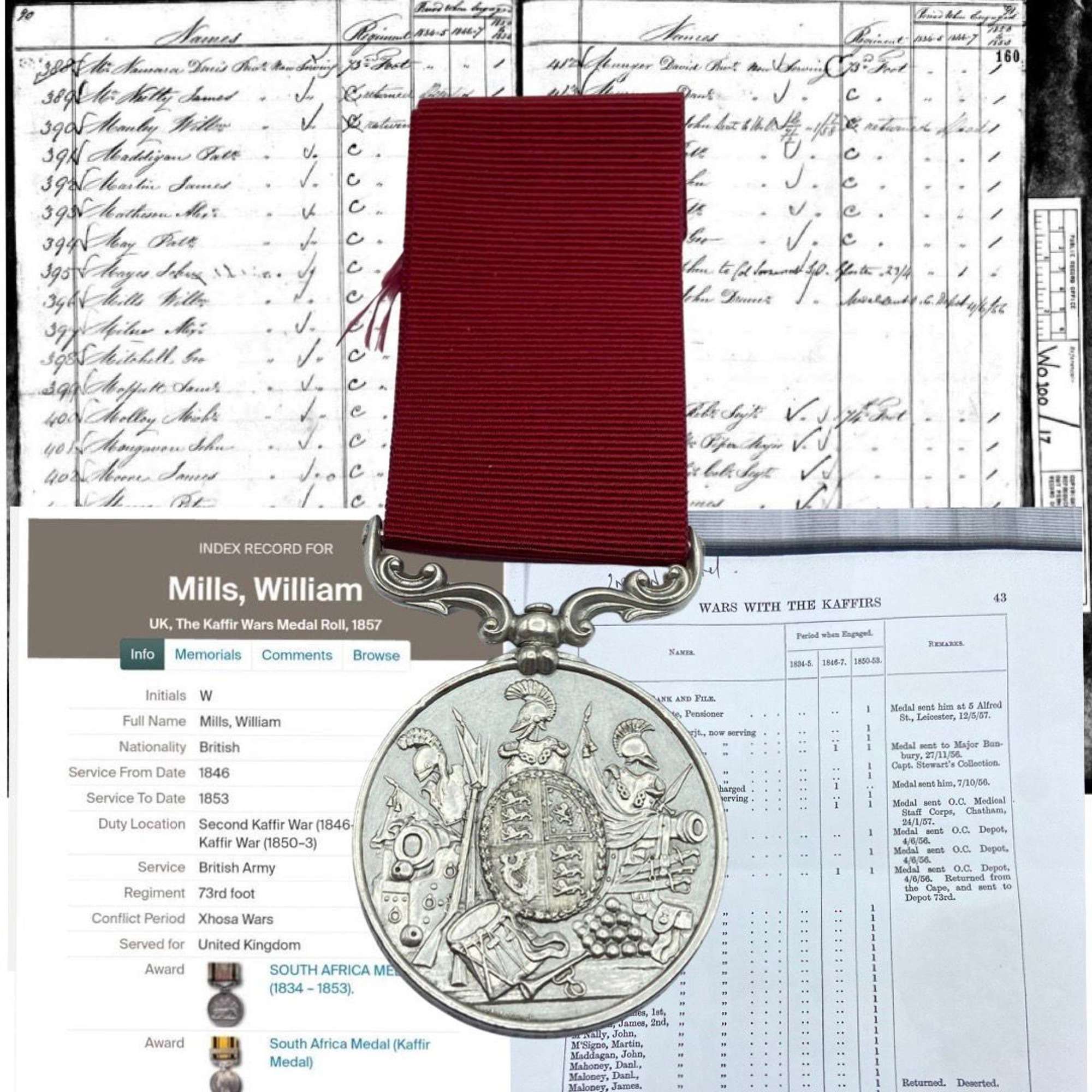 Victorian Army Long Service and Good Conduct Medal to Cpl W Mills