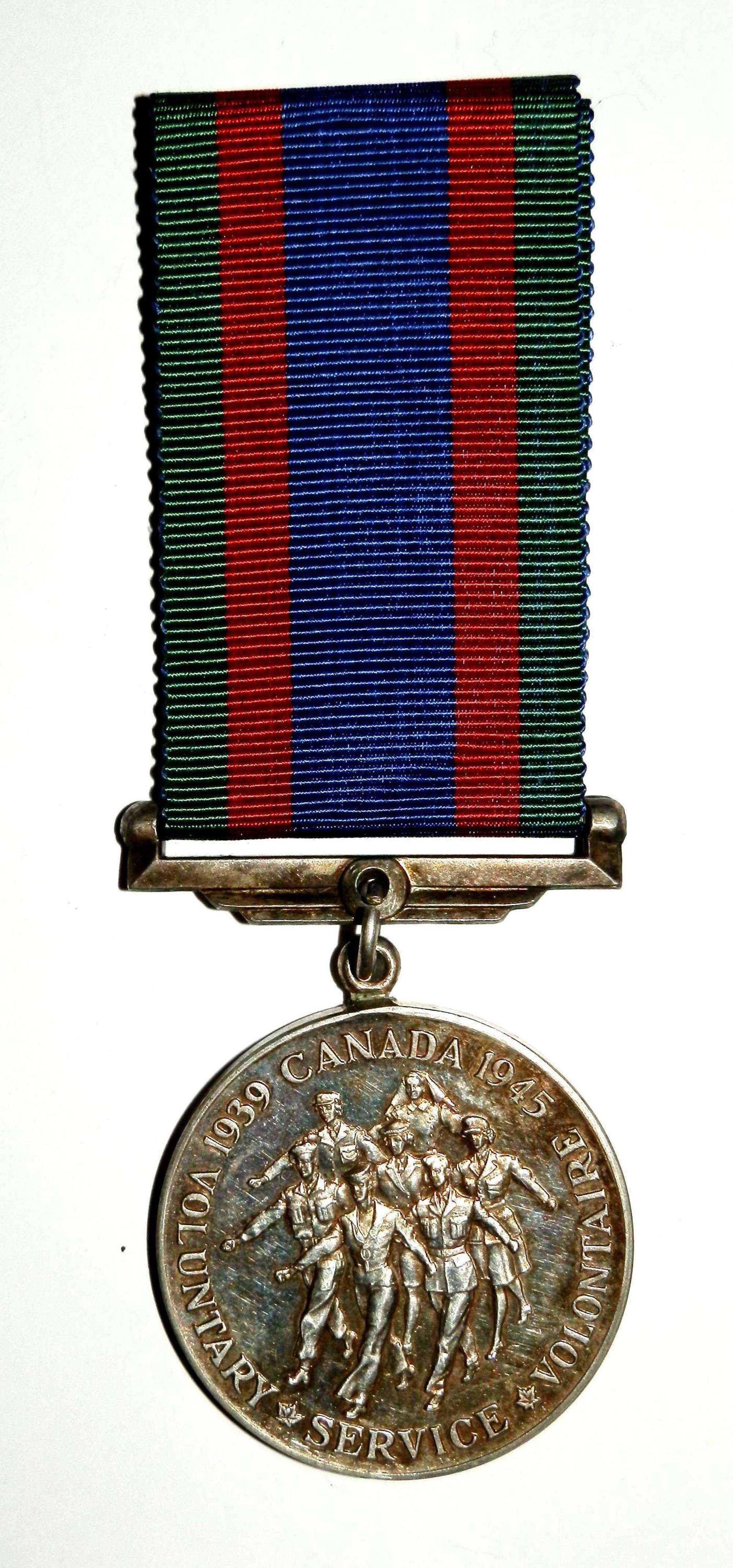 Canadian Volunteer Service Medal 1939-45.