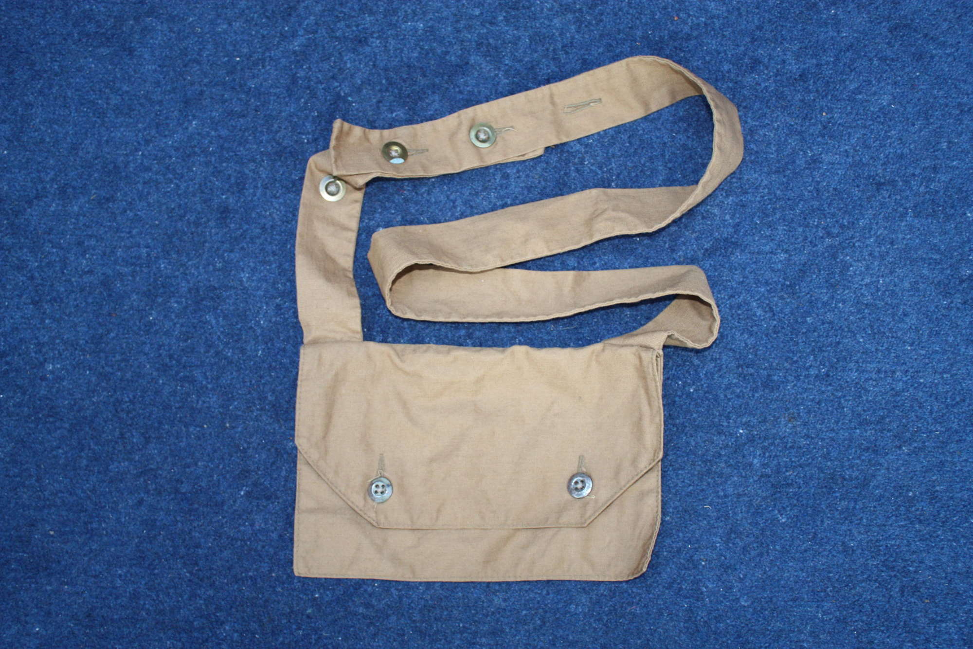 Rare WW1 British PH Gas Hood Bag Manufactures Stanton Leeds Dated 1916
