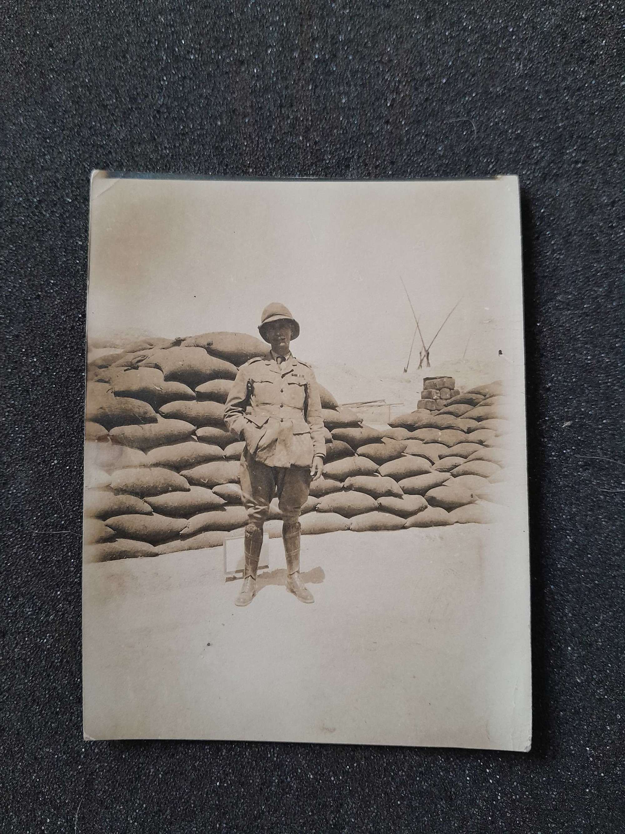 WWI Photo of soldier in middle east