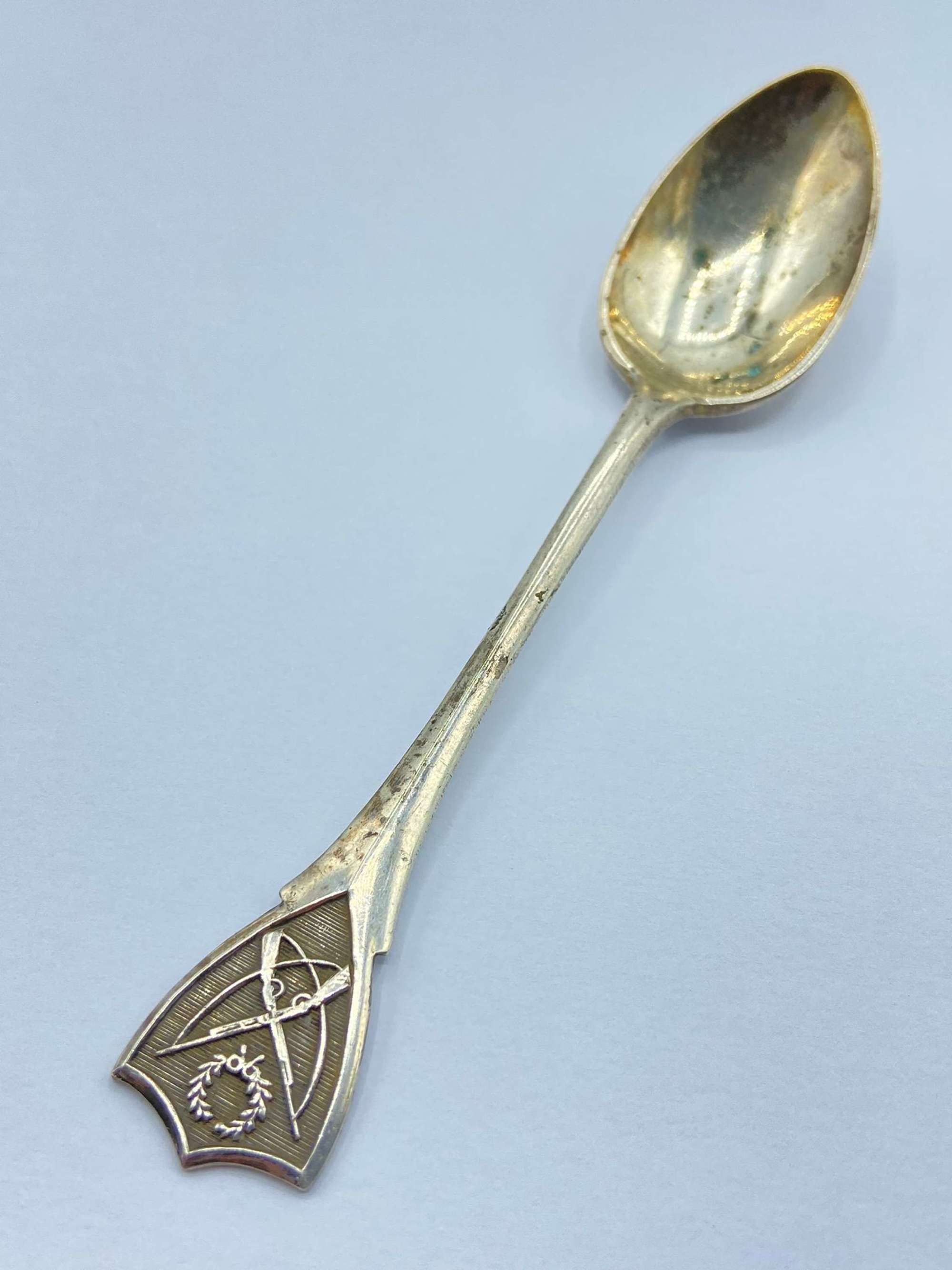 WW1 British Silver Hallmarked 1918 Marksman Rifle Club Spoon