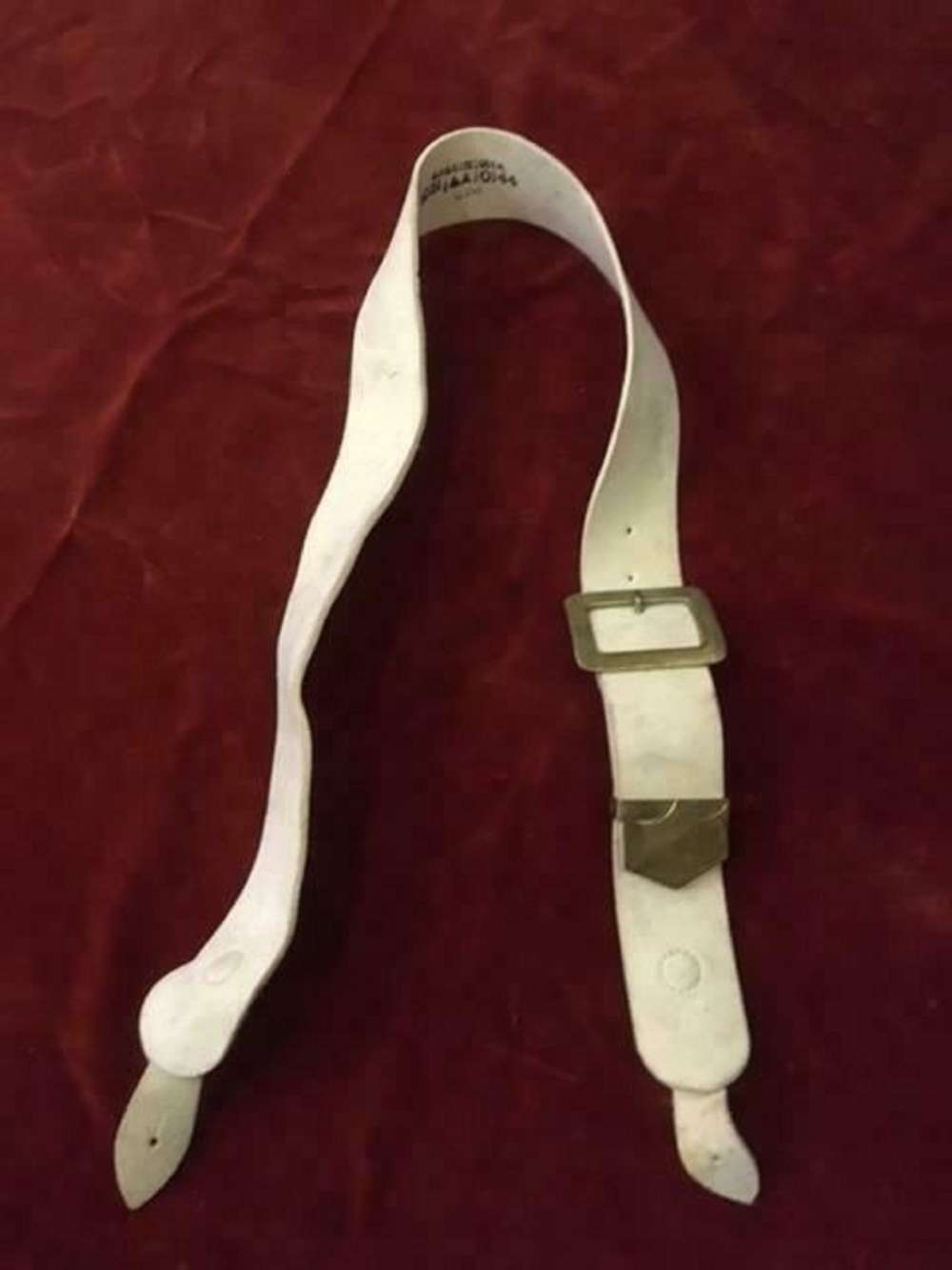 BANDSMAN BUFF BELT UNBLANCOED