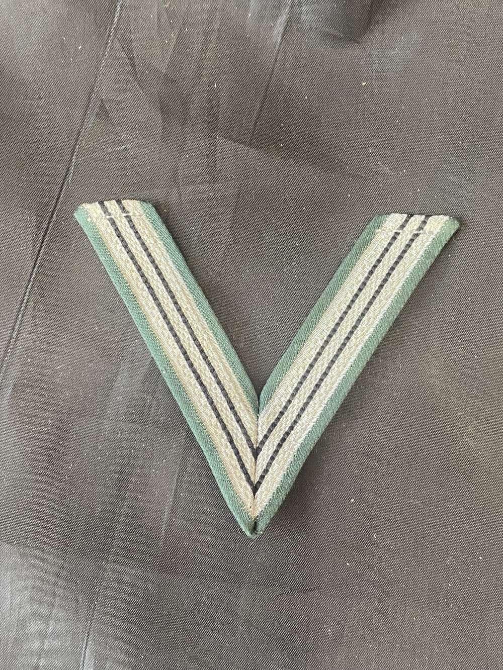WW2 GERMAN OLD FIGHTER CHEVRON FOR SS OFFICER'S & GENERALS FIELD TUNIC