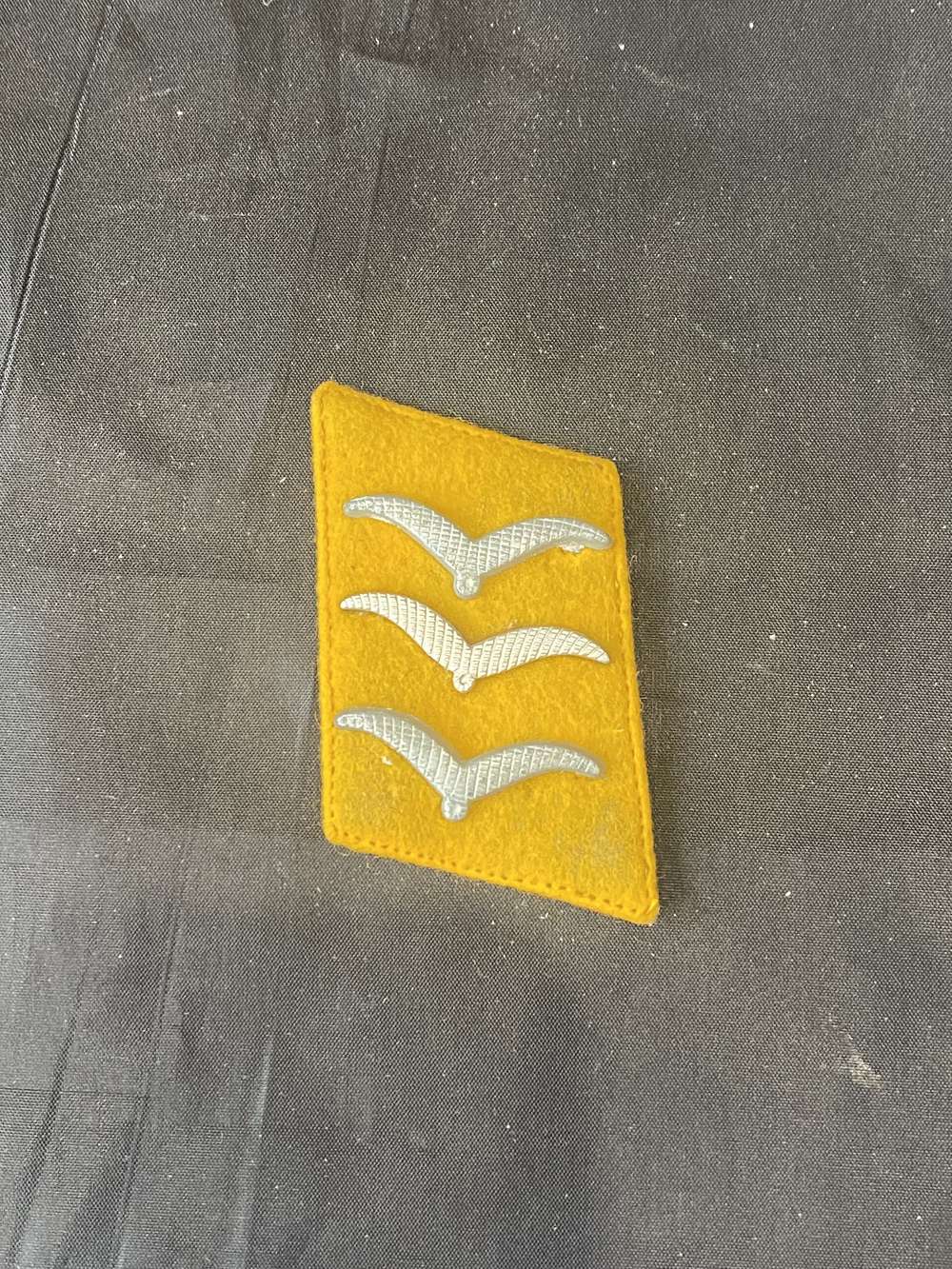 WW2 GERMAN LUFTWAFFE FLIEGER COLLAR PATCH