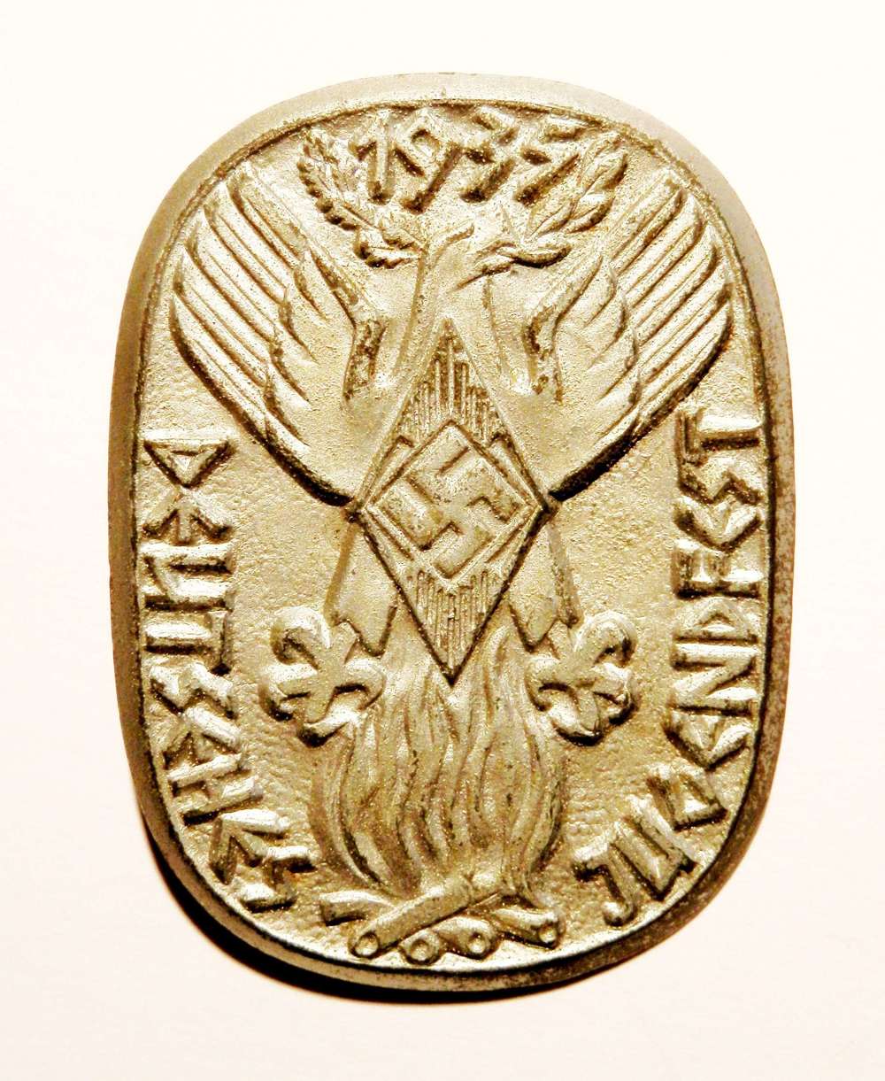 1935 YOUTH FESTIVAL BADGE. (Jugendfest Abzeichen).