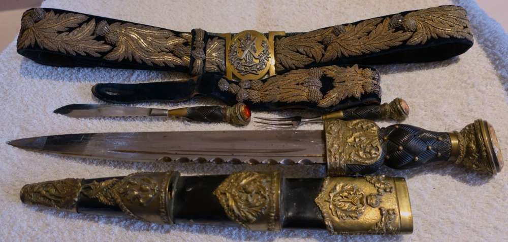 Cameron Highlanders Post 1901 Officers Dirk Suite