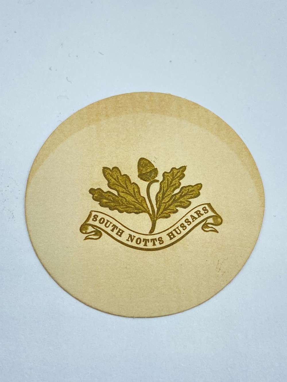 WW1 The South Nottinghamshire Hussars Embossed Crest Letter Head