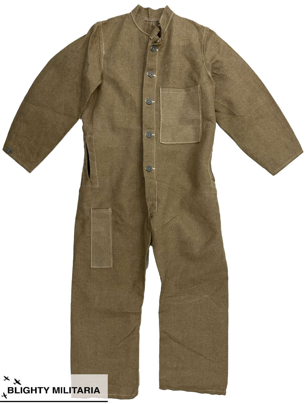 Rare Original Edwardian British Hop Sack Overalls by 'Suspender'