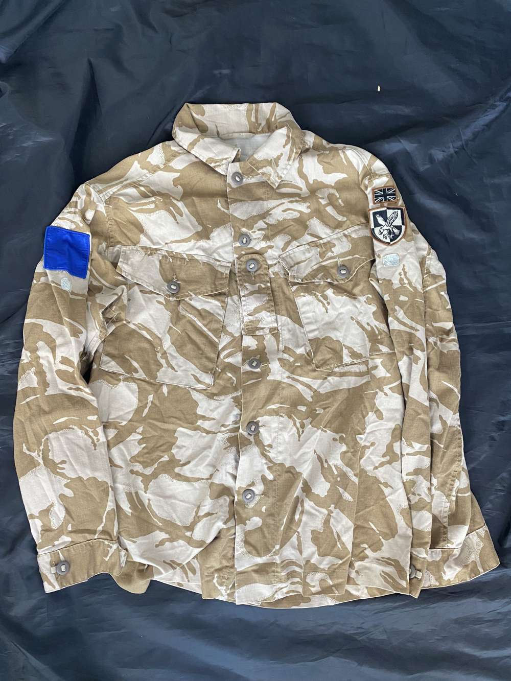 BRITISH ARMY DESERT DPM SHIRT "16TH AIR ASSAULT BRIGADE"