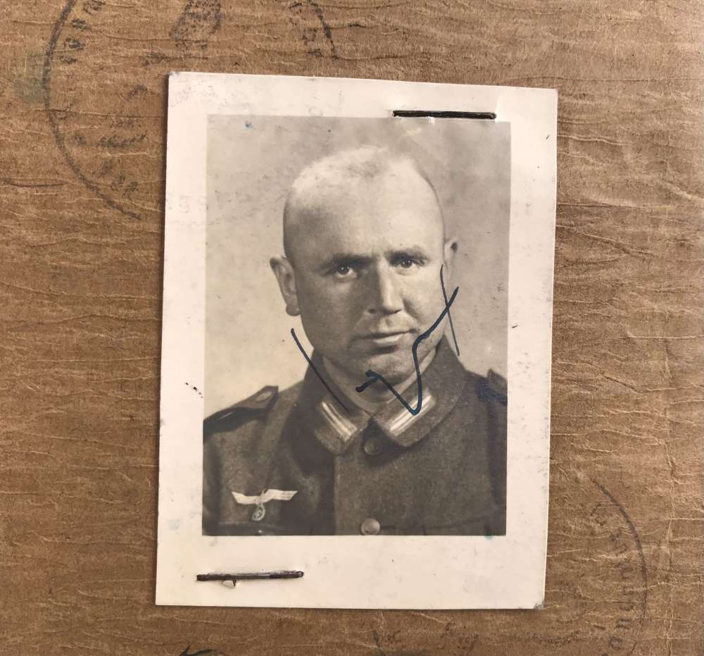 Kreigsmarine Soldbuch Matrosenartillerie Fritz Wolk(Kurland)