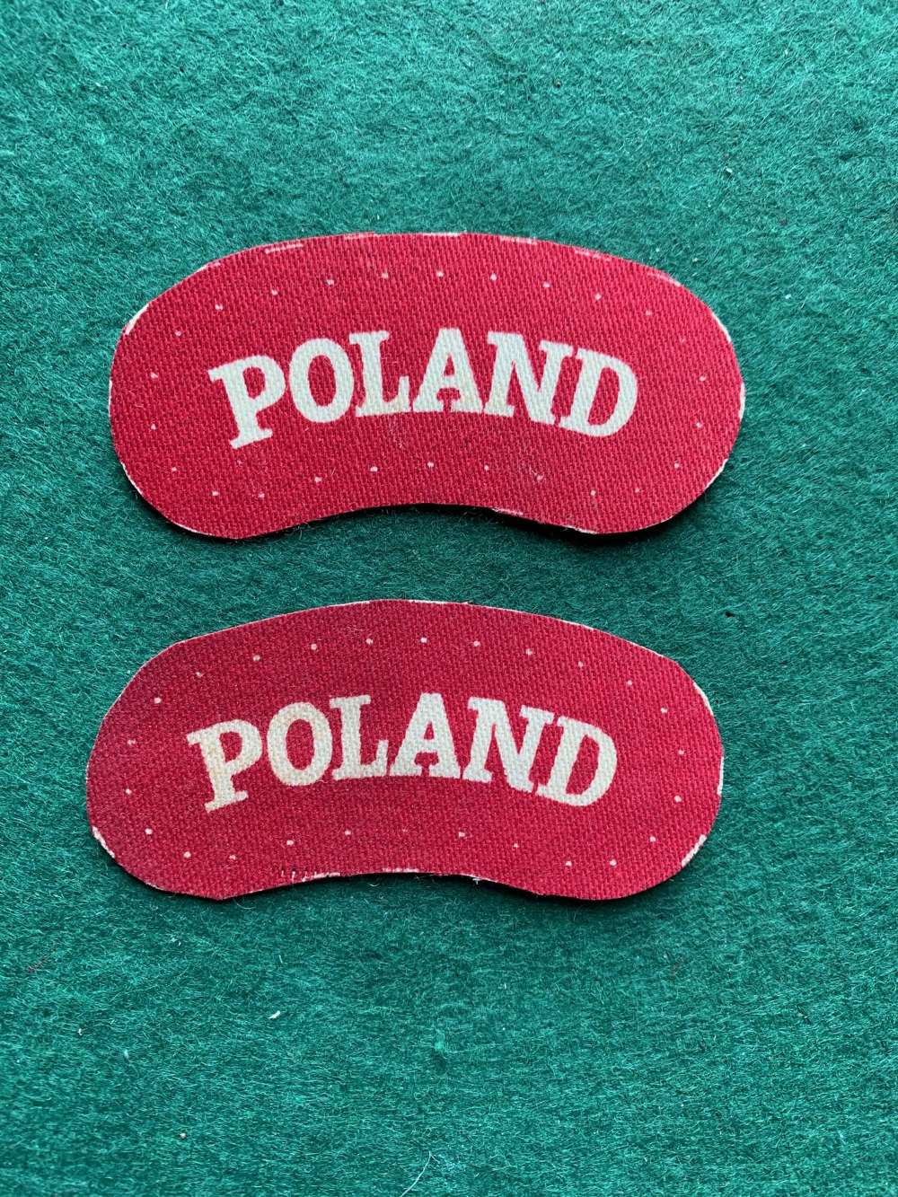 ORIGINAL WW2 ECONOMY SHOULDER POLISH TITLES