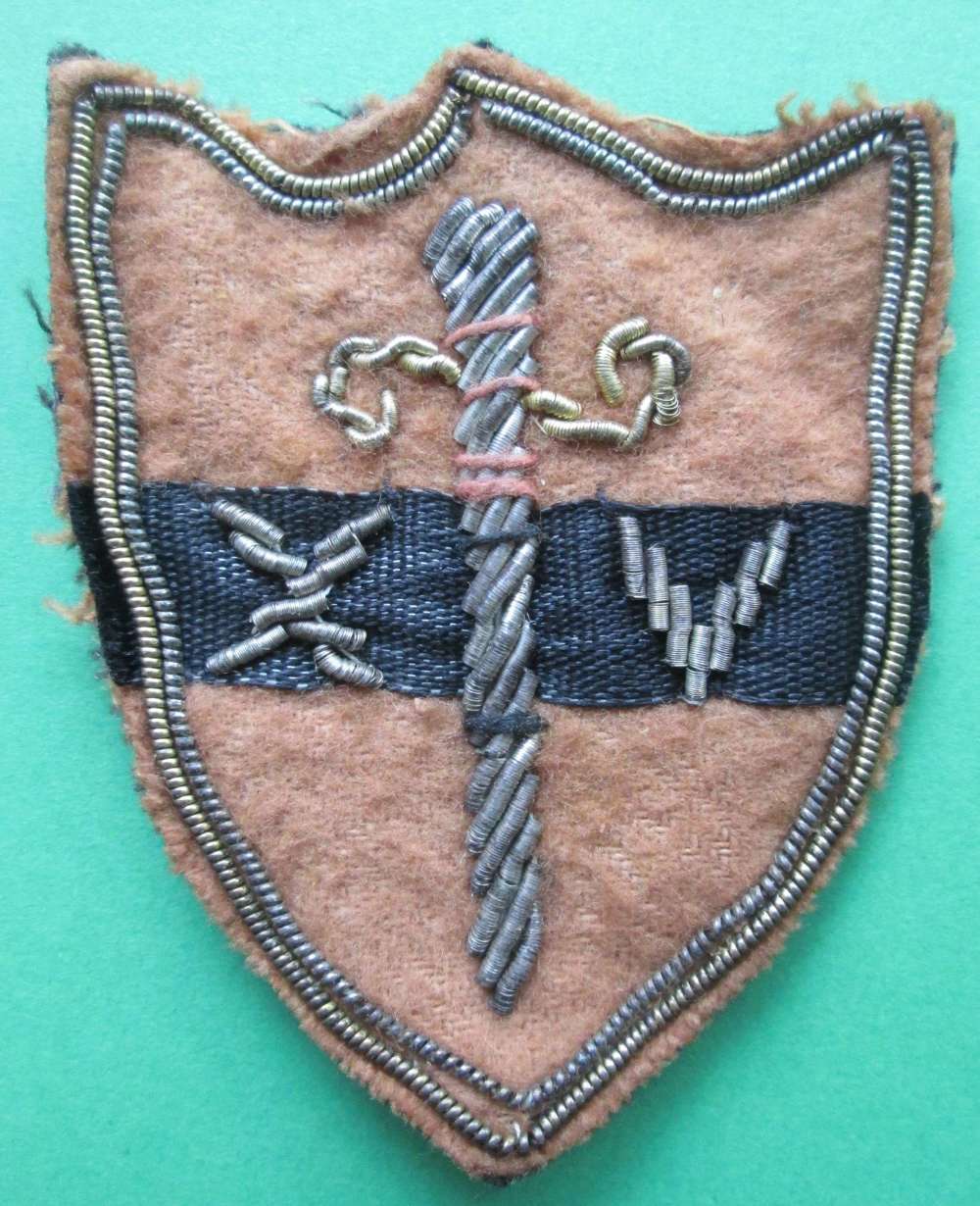 14TH ARMY BULLION WIRE FORMATION SIGN