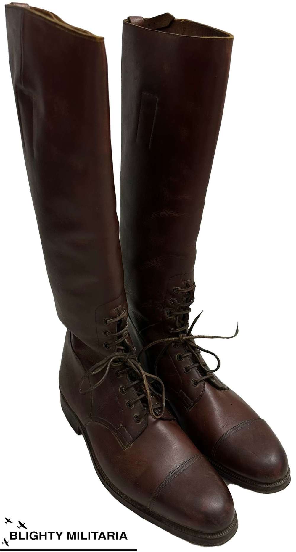 Original Early 20th Century British Army Officer's Field Boots