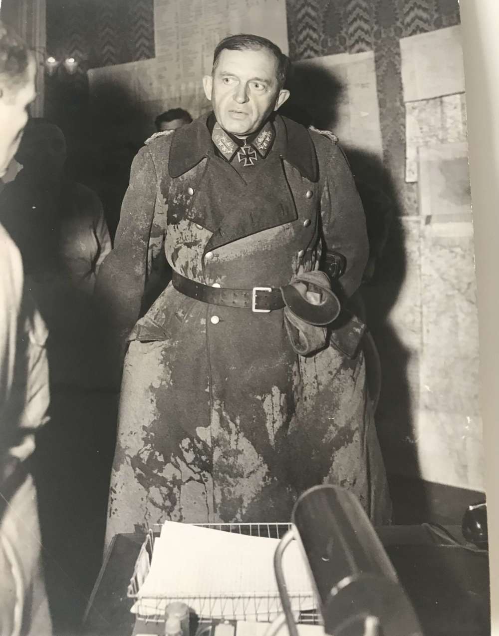 An American press photo of the surrender of Cherbourg, June 19 44
