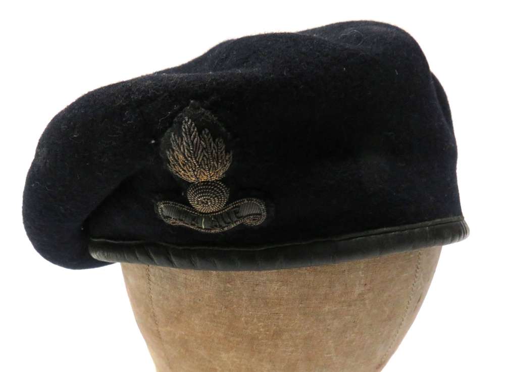 Post War Royal Engineers Officers Dark Blue Beret