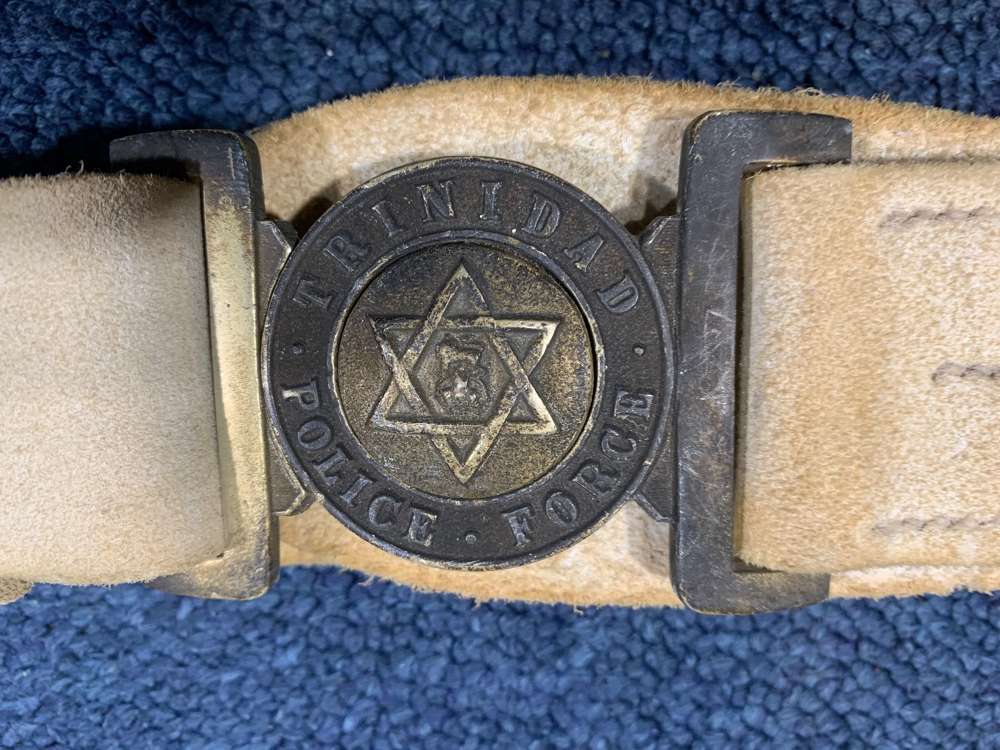 LATE VICTORIAN / EDWARDIAN TRINIDAD POLICE BELT