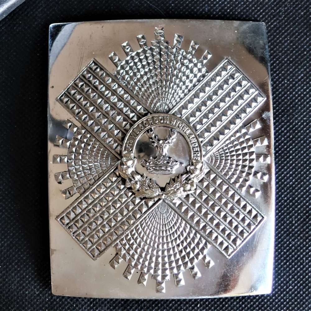 The Gordon Highlanders 6th Volunteer Battalion Officers Shoulder Belt Plate