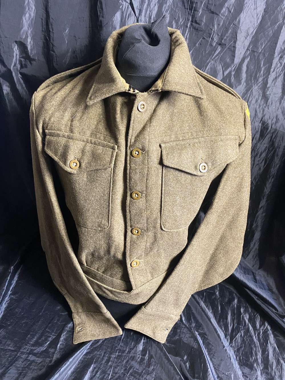 WW2 BRITISH RAC 1940 PATTERN OFFICERS BATTLEDRESS BLOUSE