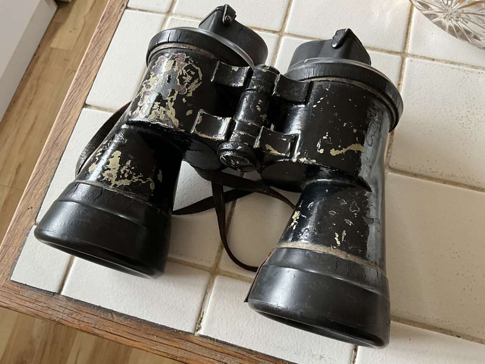GERMAN SUBMARINE COMMANDERS FAT BOY BINOCULARS