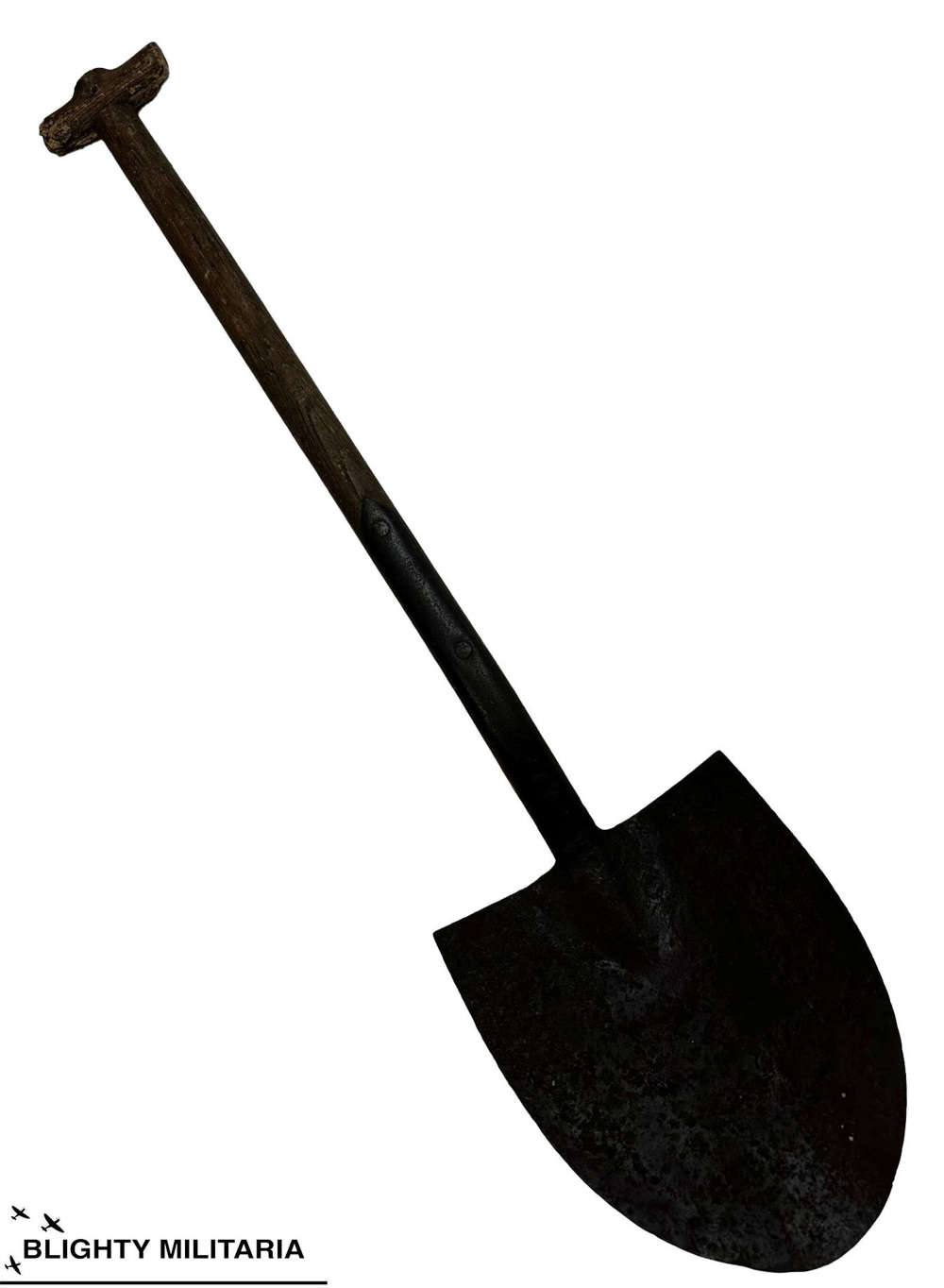 Original 1915 Dated British Army Round Edge 5lbs Shovel