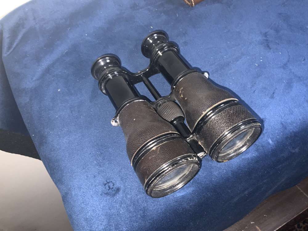 BINOCULARS BRITISH 1WW CASED