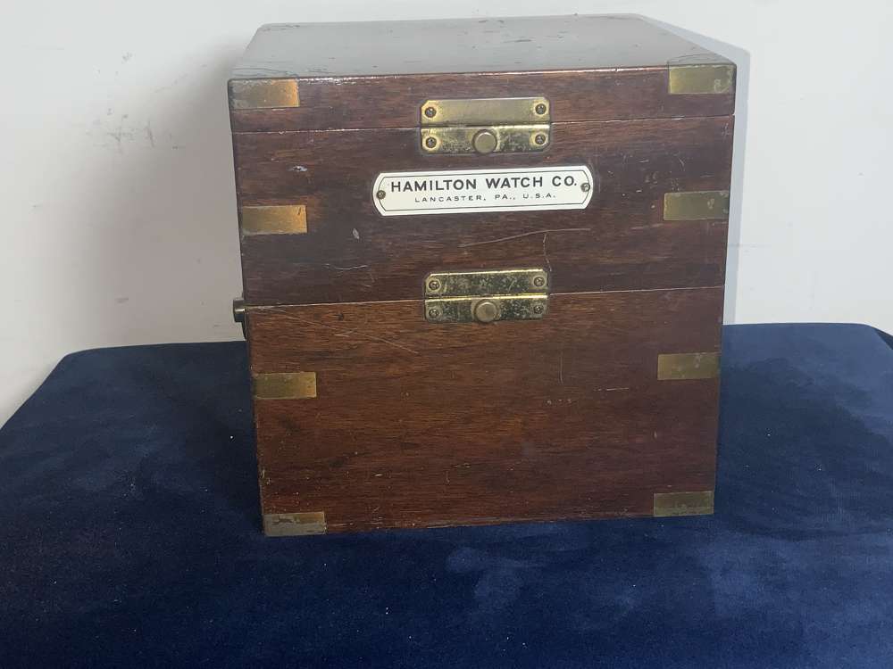  Hamilton Watch Company Naval Chronometer WWII No4149 Dated 1941 With Key