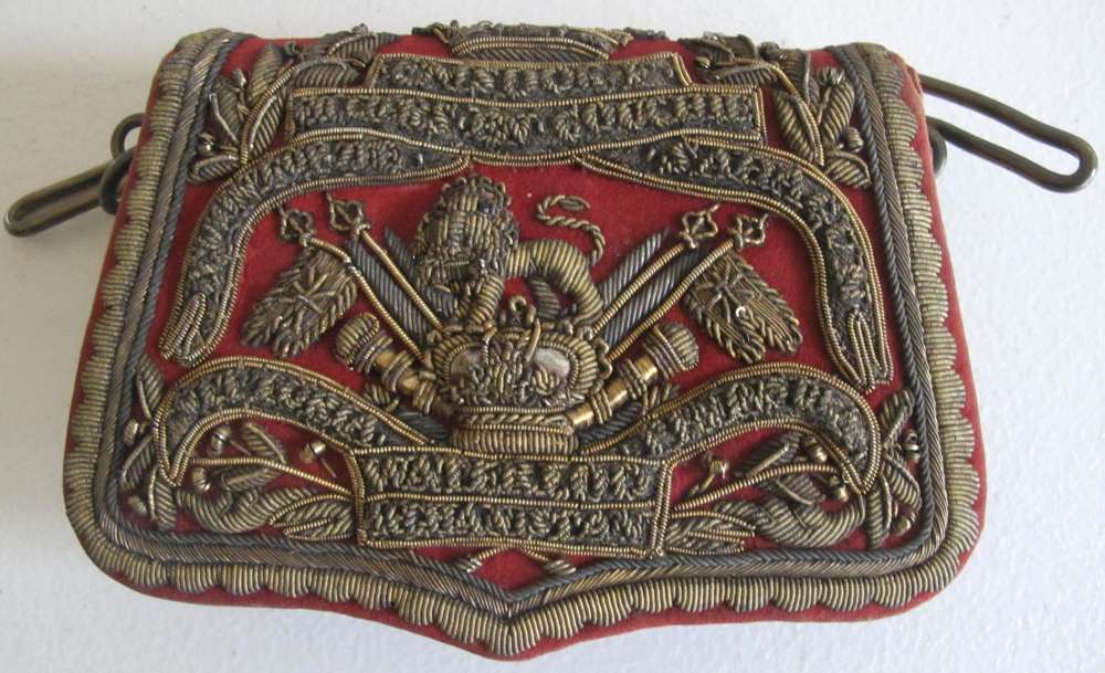 Victorian Scarce Full Dress Pouch of the 15th Kings Hussars