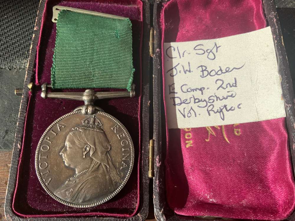 Victorian Soldiers Long service Medal.