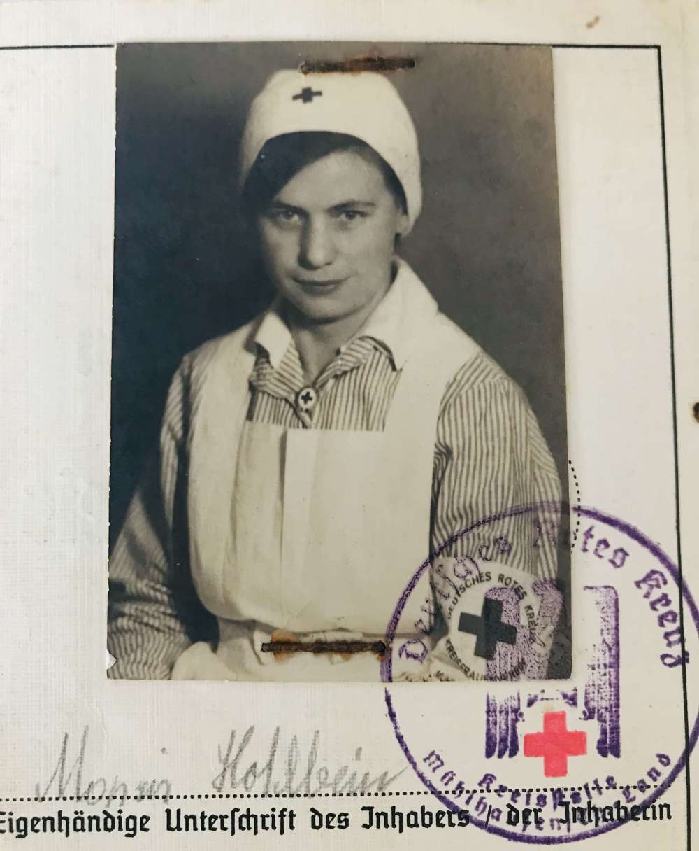 DRK Red Cross nurse Ausweis dated 1940