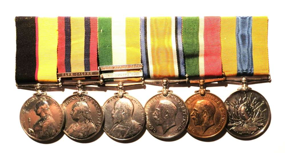 GROUP OF SIX. Private James Payne. R.A.M.C.& Mercantile Marine.