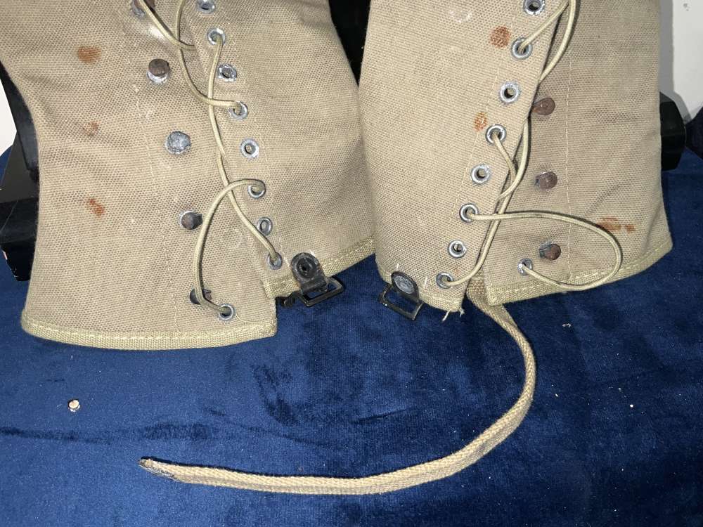 AMERICAN OFFICERS 2WW CAVALARY GAITERS