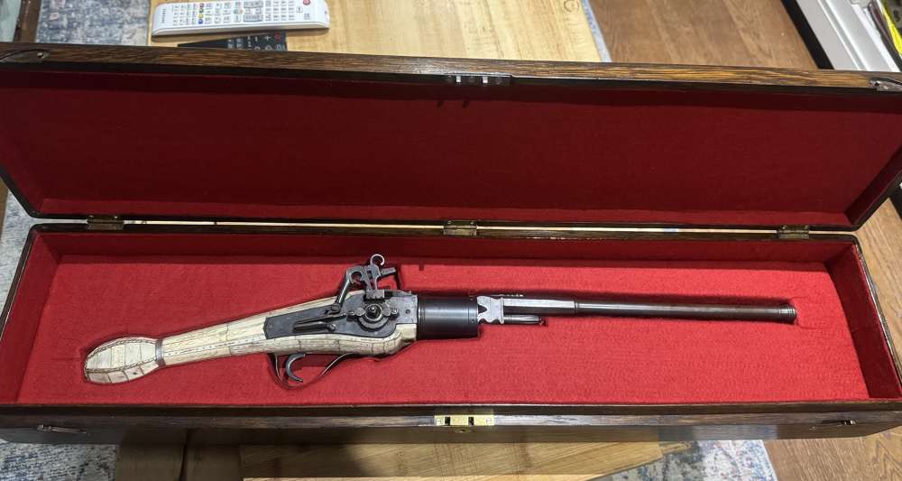 Very rare 6-shot Wheellock