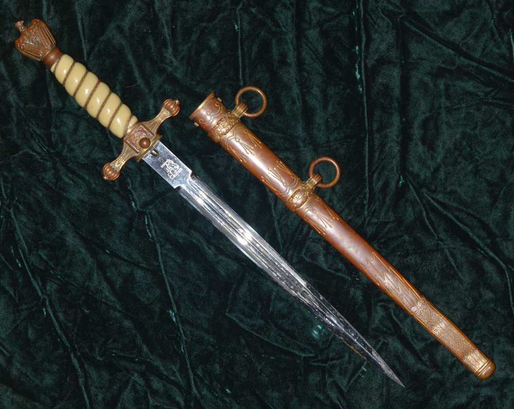 Nazi Kriegsmarine Dagger of U-Boat Commander Hans-Joachim Schwarz