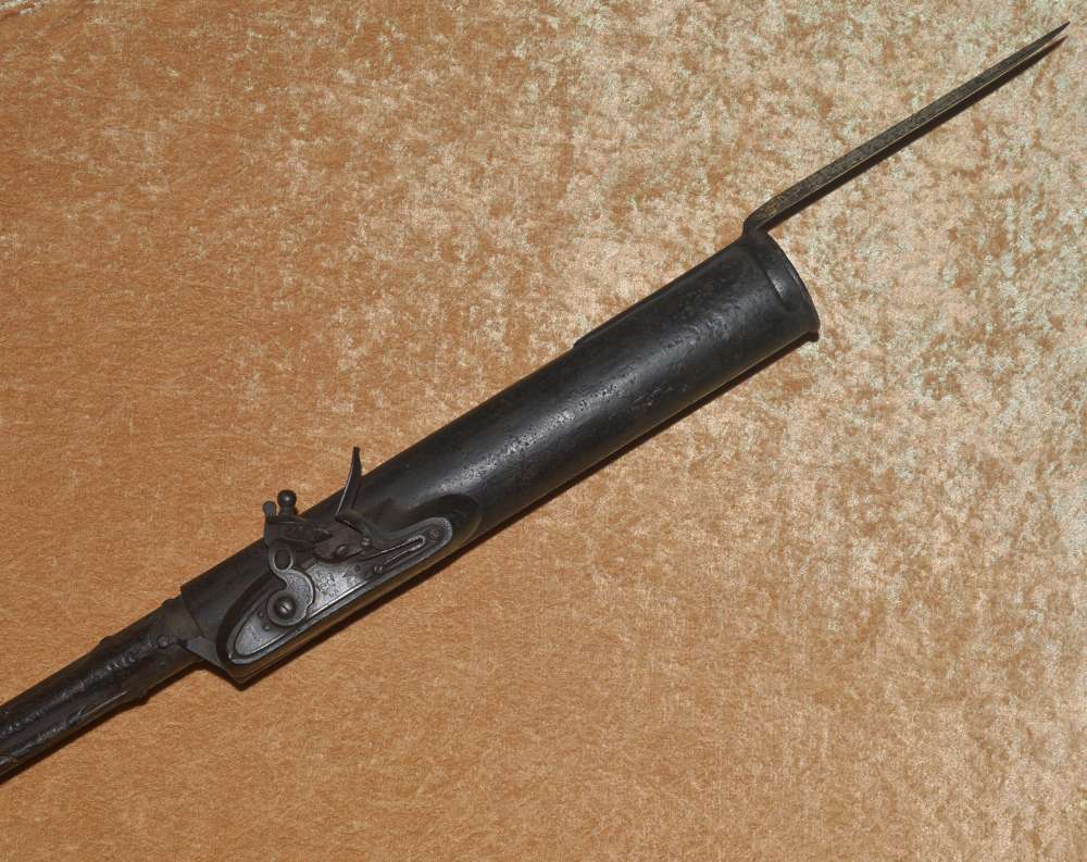 Rare British Flintlock Congreve Rocket Launcher, Early 19th C