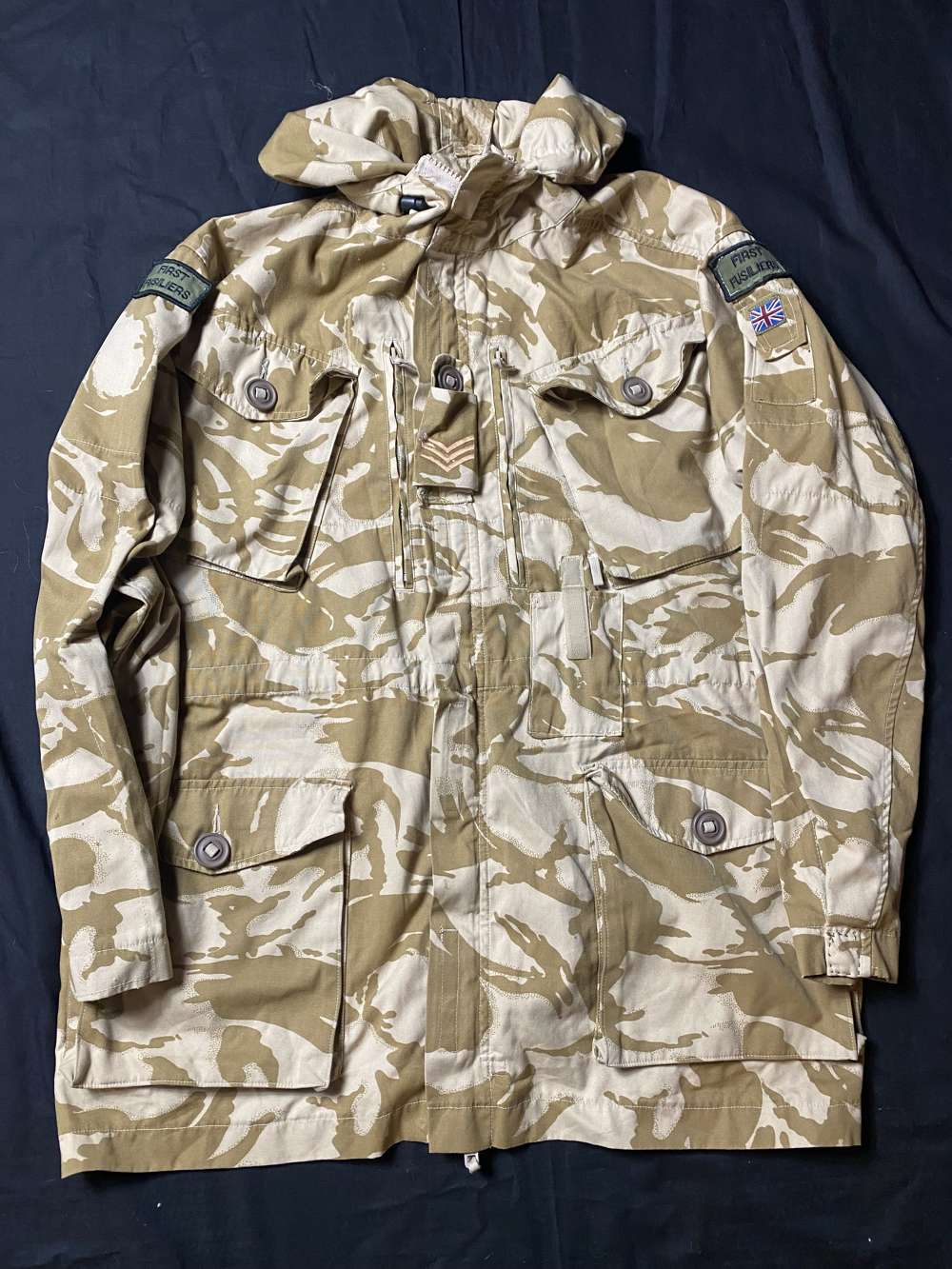 BRITISH ARMY DESERT DPM WINDPROOF SMOCK