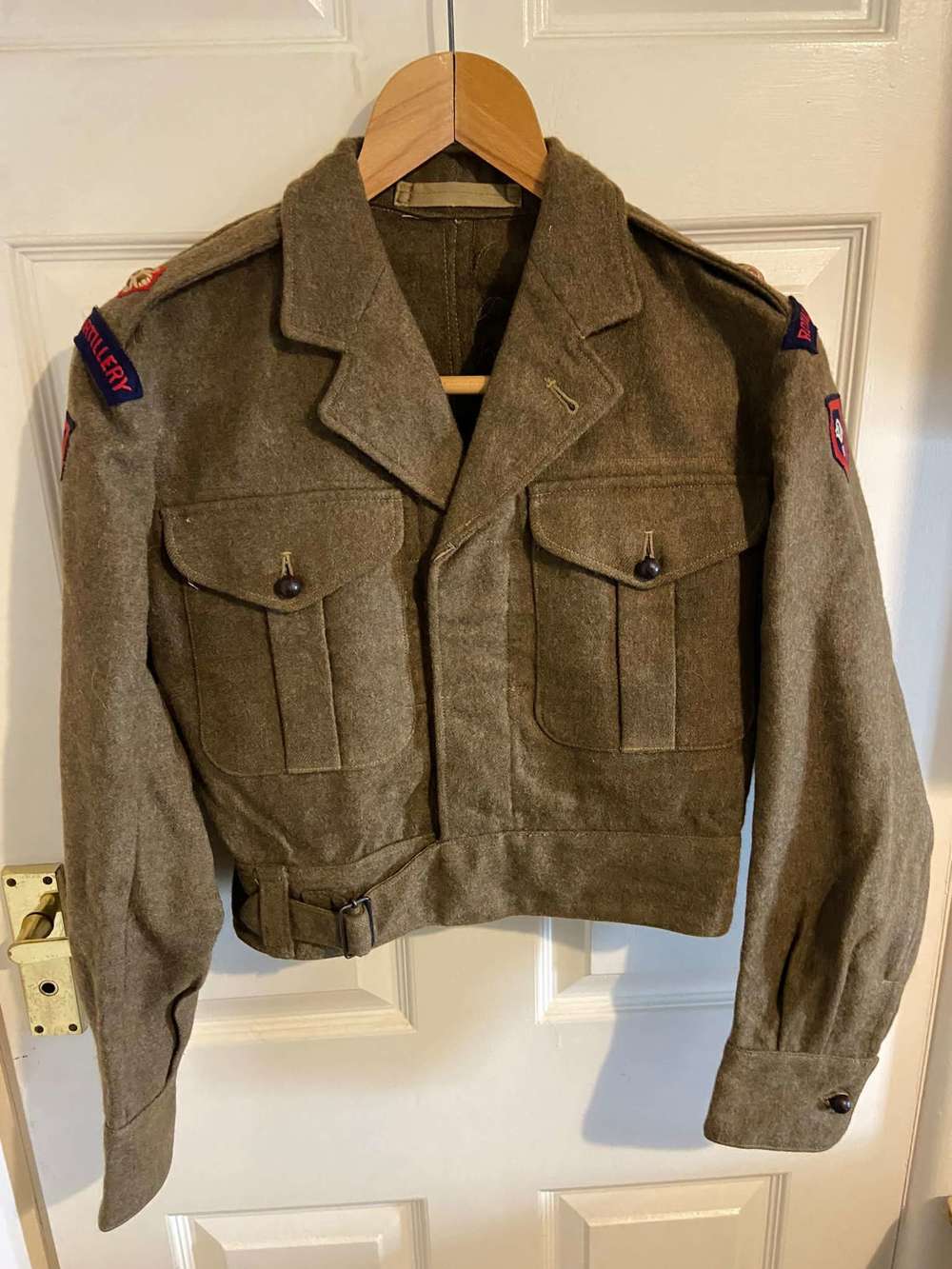 Post WW2 2nd Lieutenant 4th Guards Division Royal Artillery Battledres