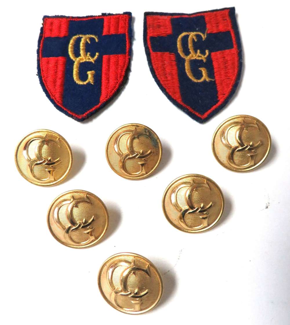 WW2 Allied Control Commission Germany Formation Badges and Buttons