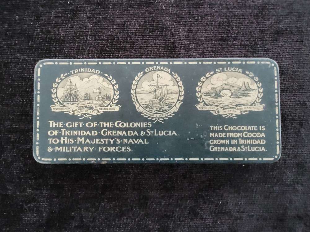 WW1 Trinidad, Grenada & St Lucia Gift Tin