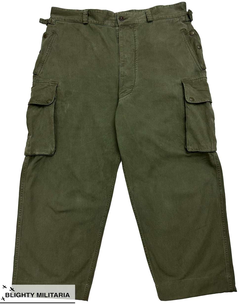 Original 1960s French TAP 47/63 Combat Trousers - Size 40"