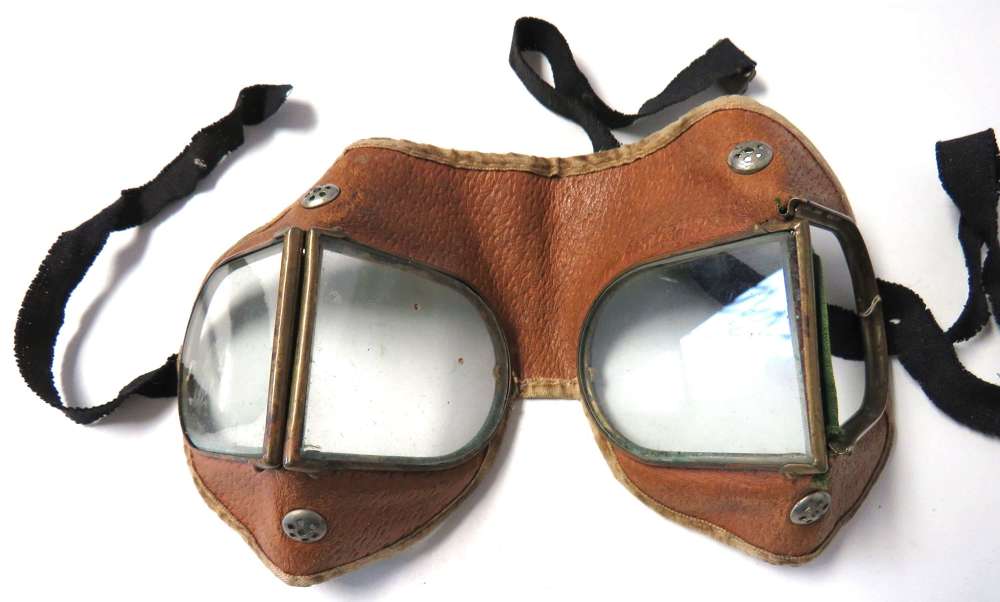 WW1 Period R.N.A.S Issue Flying Goggles