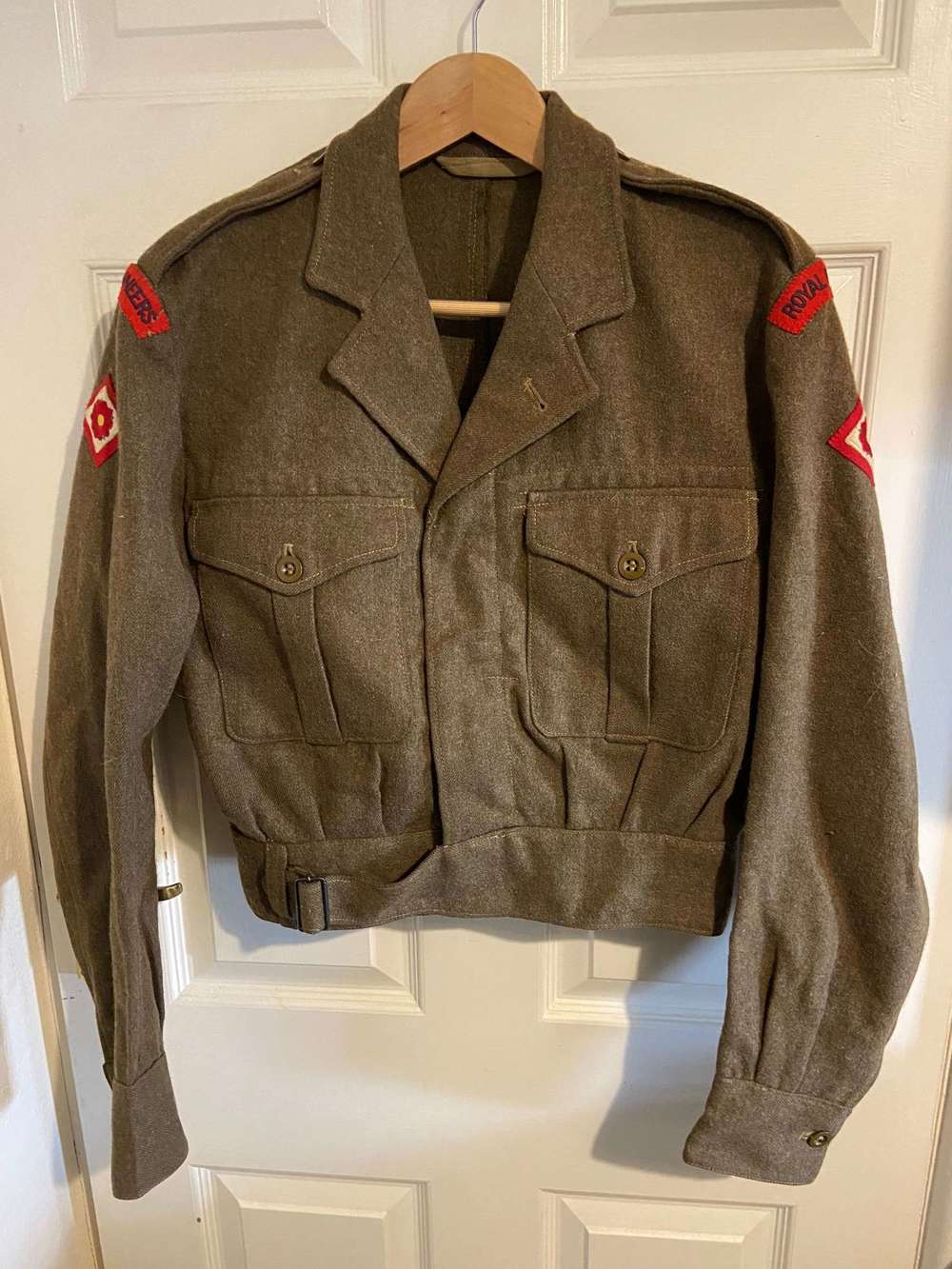 Post WW2 Royal Engineers 42nd East Lancashire Division Battledress