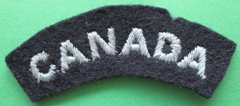 RAF CANADA SHOULDER TITLE