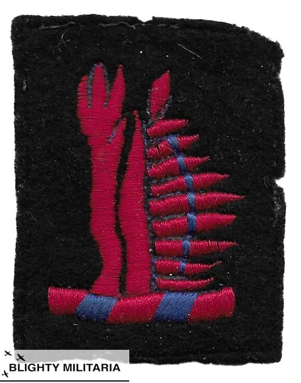 Original WW2 British 24th Independent Infantry Brigade Formation Badge